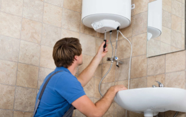 Установка водонагревателя